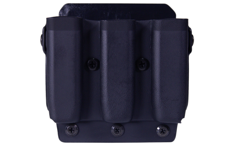 High Speed Gear Uniform Line, Triple Mag Pouch, Size 1, Black, PLM Belt Mounted, Kydex 42P113BK