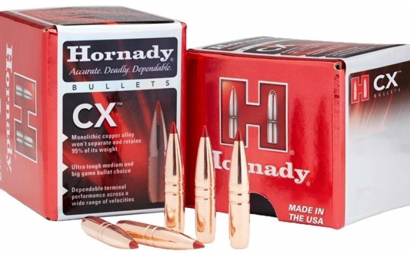 Hornady 375 caliber (0.375'') 250gr cx 50/box