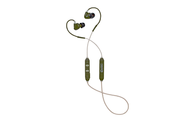 Howard Leight Impact Sport, In-Ear, Ear Plug, Realistic Hear-Through Audio, 85dB Sound Compression, USBVC Rechargeable Battery, Run-Time of 50 Working Hours, OD Green R-02700