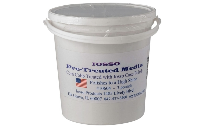 Iosso Products Pre-treated corn cob and case polish combo 3lbs