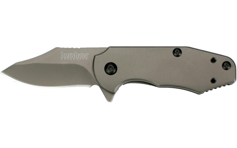Kershaw ember assisted opening flipper knife (2" gray)