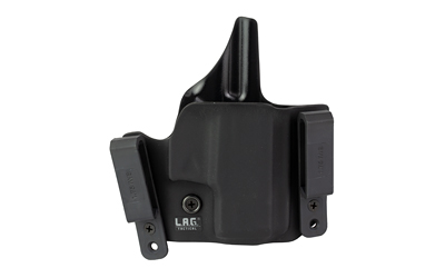 L.A.G. Tactical, Inc. L.A.G. Defender, Inside Waistband Holster, Fits Taurus GX4, Kydex, Matte Finish, Black, Right Hand 18011