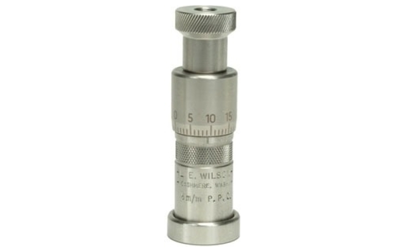 L.E. Wilson, Inc. 6.5x47mm lapua micrometer top bullet seater