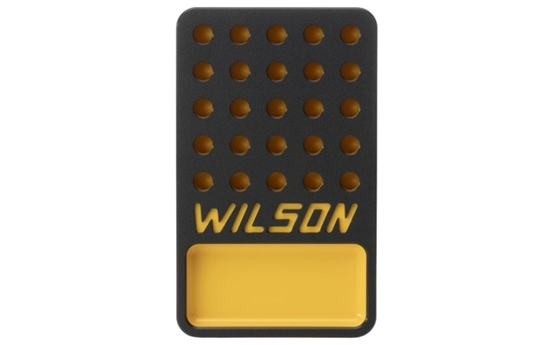 L.E. Wilson, Inc. .440'' 25-round reloading tray w/cup black & yellow
