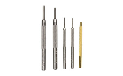 Lyman Pistol Tool Kit, 4 Steel Punches, 1 Brass Punch 7031271