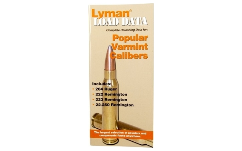 Lyman Lyman load data book 20, 22 cal