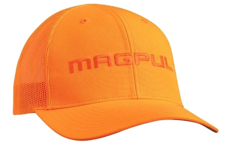 Magpul Industries Wordmark trucker hat blaze orange