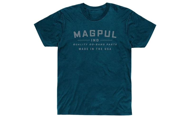 Magpul Industries Go bang parts cvc t-shirt blue stone heather sm