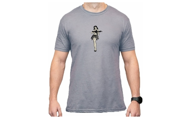 Magpul Industries Hula girl cvc t-shirt stone gray heather 2x-large