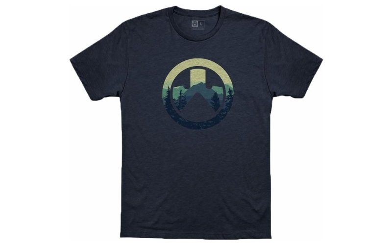 Magpul Industries Cascade icon logo cvc t-shirt navy heather x-large