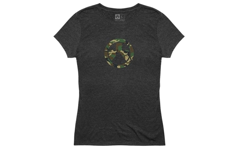 Magpul Industries Woodland camo icon tri-blend t-shirt lg charcoal heather