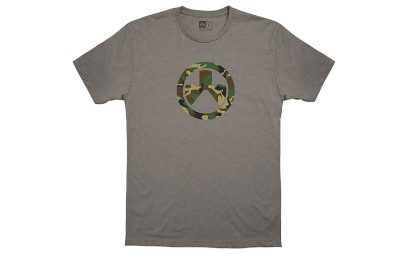 Magpul Industries Woodland camo icon cvc t-shirt small stone gray
