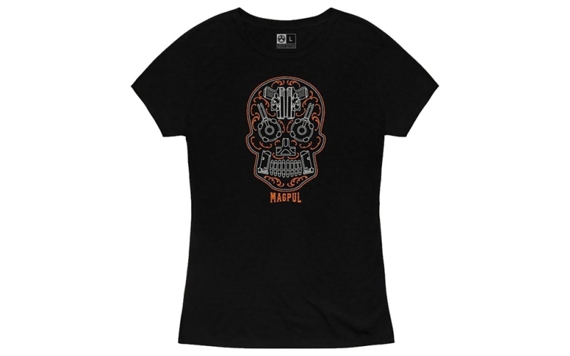 Magpul Industries Women's sugar skull blend t-shirt 2xl blk