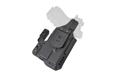 Mission First Tactical Pro Holster, Inside Waistband Holster, Ambidexrous, For Glock 19 with Streamlight TLR 1, Kydex, Includes 1.5" Belt Attachment, Black H5-GL-1 -WL-1