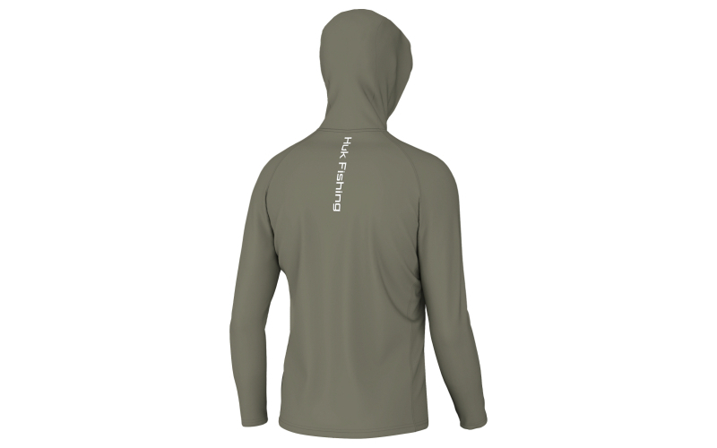Huk vented pursuit hoodie moss ls xxl