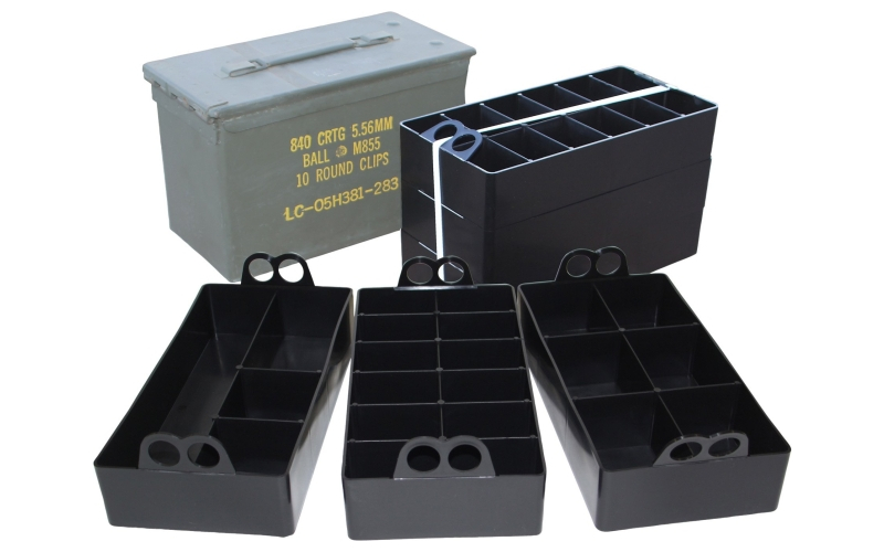 Mtm Case-Gard Ammo can organizer polymer black