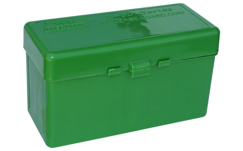 Mtm Case-Gard Flip top rifle ammo box 224 clark-9.3x57mm 60 round green