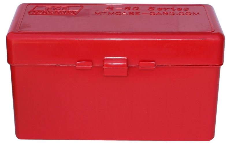 Mtm Case-Gard Flip top rifle ammo box 224 clark-9.3x57mm 60 round red