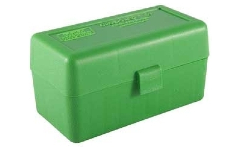 Mtm Case-Gard Flip top rifle ammo box 220 swift-338 federal 50 rnd green