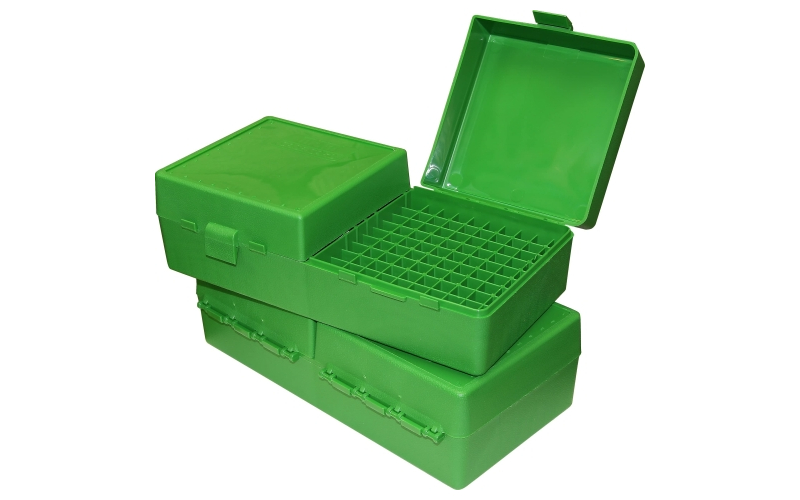 Mtm Case-Gard Flip top rifle ammo box 223-ruger 6x47 200 round green