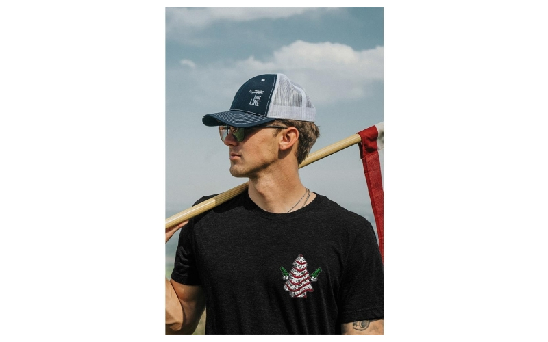 Nine line cake tree black triblend t-shirt/ medium