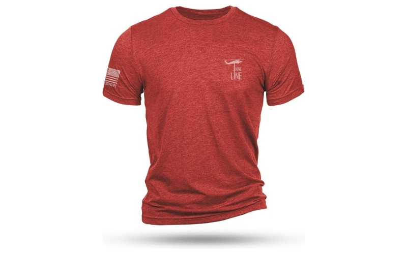 Nine line xmas story red triblend t-shirt/ 3xlarge