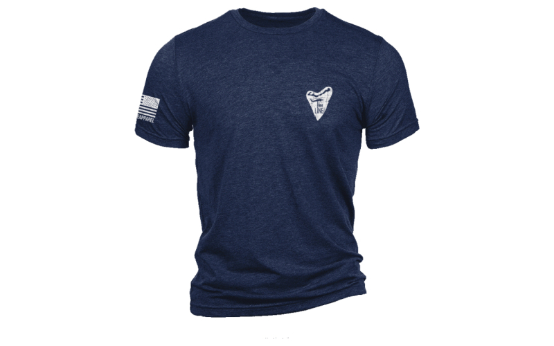 Nla shark flag navy t-shirt/ large