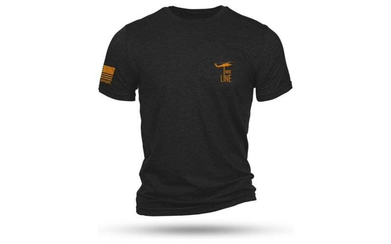 Nine line ufo squatch black triblend t-shirt/ 2xlarge