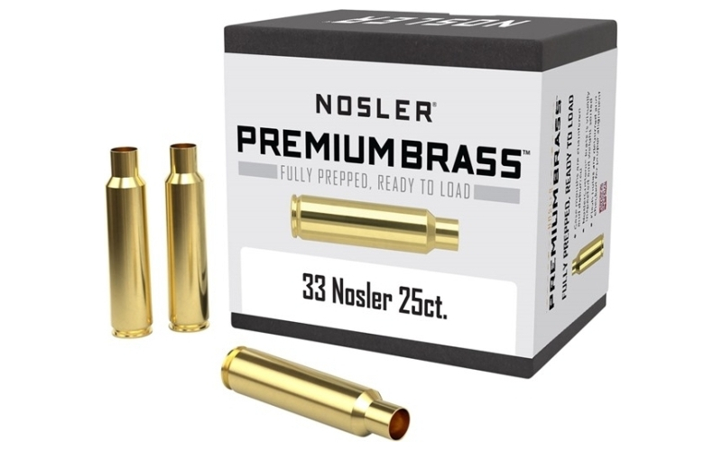 NOSLER 33 nosler brass 25/box