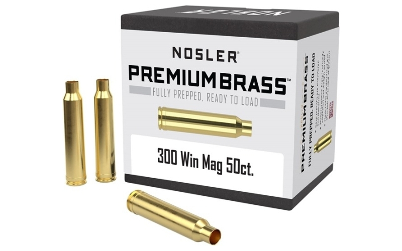 NOSLER 300 winchester magnum brass 50/box