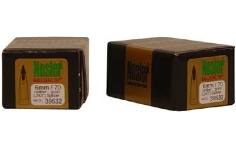 NOSLER Nosler 6mm 70gr ballistic tip