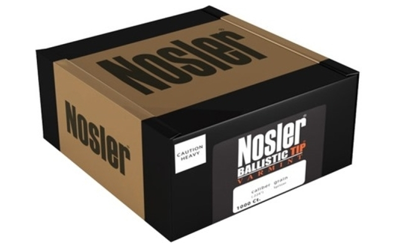 NOSLER Nosler bullet ballistic tip varmint 22cal spitzer 40gr 1000/