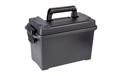 Plano Field/Ammo Box, Deep, No Gasket, Plastic, Black, 4 Pack PLA1712P