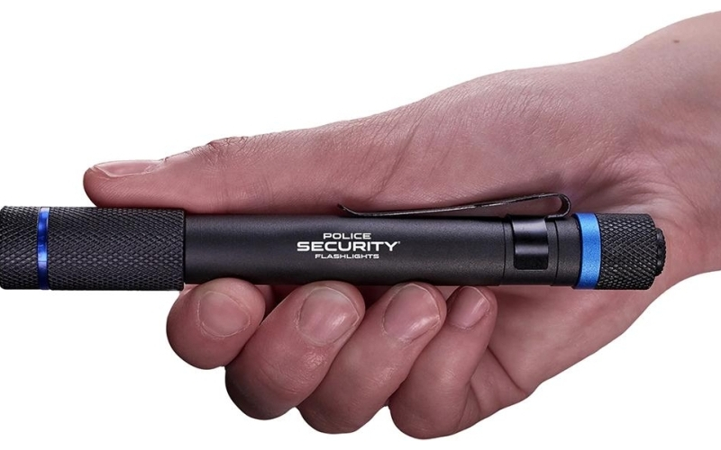 Police security flashlights aura black 270lm
