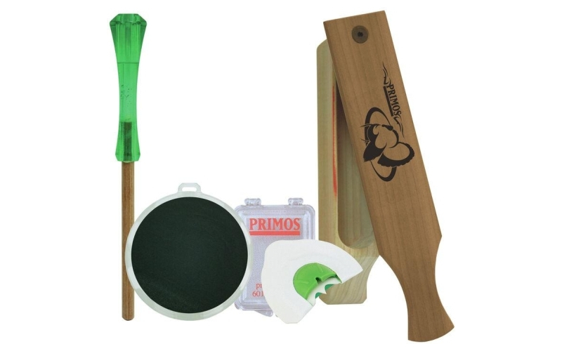 Primos turkey caller starter pak w/ slate mouth box turkey call