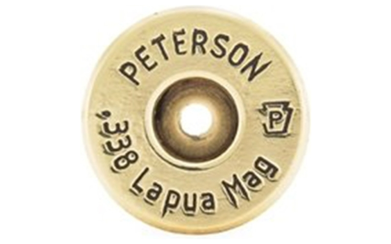 Peterson Cartridge 338 lapua magnum brass 50/box