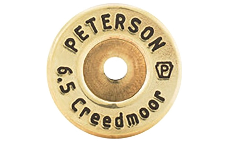 Peterson Cartridge 6.5mm creedmoor fat neck brass 500/box
