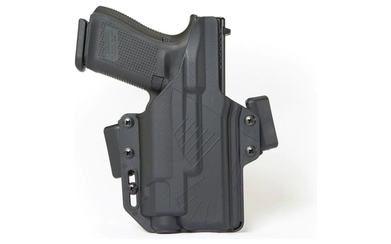 Raven Concealment Systems Perun Light Compatible - Fits Glock 17 /19/22/23/31/32 with Surefire X300U A/B, Strongside OWB Holster Ambidextrous, Black, Nylon/Polymer PXG9X300U