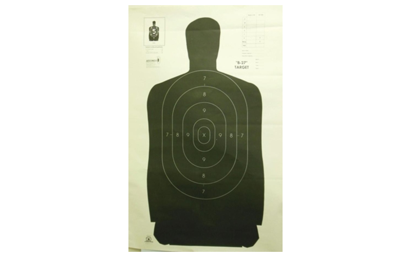 B-27 50yd full black 24x45 100pk