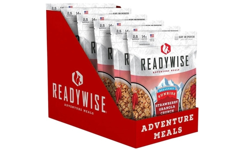 Readywise Sunrise strawberry granola crunch 6 pack