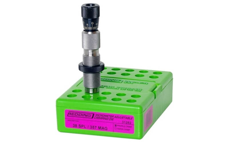 Redding 38 special/357 magnum adjustable profile crimp die