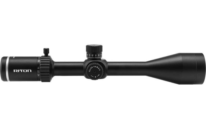 Riton Optics 1 Series CONQUER, Rifle Scope, 6-24X50mm, 1" Tube, R3 Reticle, Second Focal Plane, Black 1C624AS23