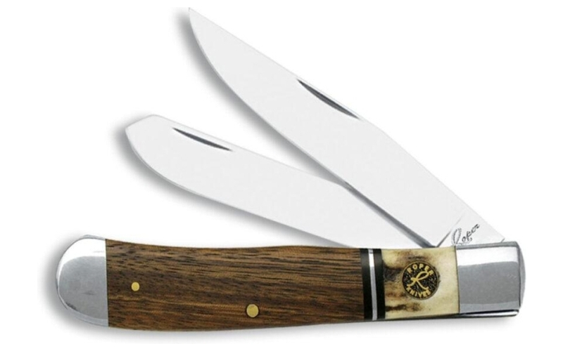 Roper knife laredo stag trapper 2 blade 3.25in
