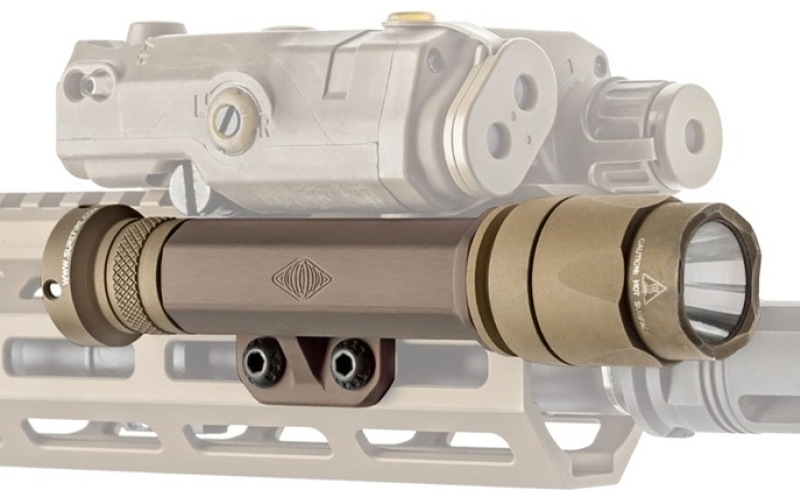Reptilia Corp Torch 6v/cr123 m-lok light body left side tobacco