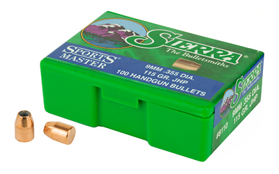 SIERRA SPORTS MASTER 9MM 115GR JHP