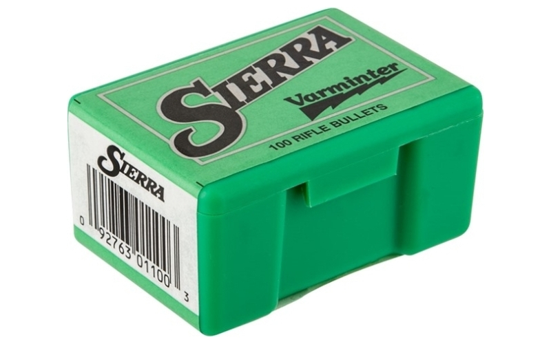Sierra Bullets 22 caliber (0.223'') 40gr soft point 100/box