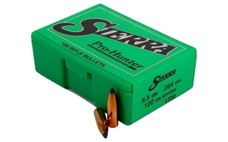 Sierra Bullets 6.5mm (0.264'') 120gr spitzer pointed 100/box
