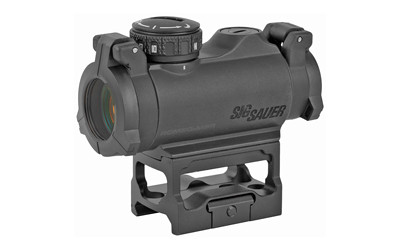 Sig Sauer ROMEO MSR, 1X, 20MM Objective, Red Dot, Black Finish, 2 MOA Dot SOR72001