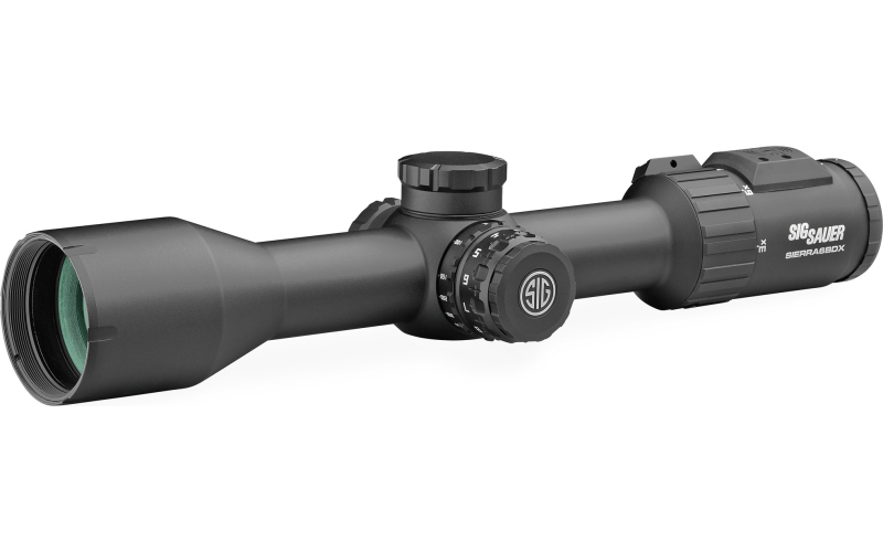 Sig Sauer SIERRA6, Rifle Scope, 3-18X44mm, 30mm Main Tube, BDX-R2 Digital Ballistic Reticle, 0.25 MOA Adjustments, Bluetooth, Black Color SOSBDX63111