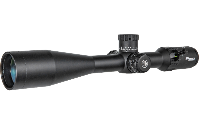 Sig Sauer TANGO4 Rifle Scope, 6-24X50mm, 30MM, FFP, MOA Illuminated Reticle, Side Focus, 0.25 MOA Adjustments, Black SOT46111